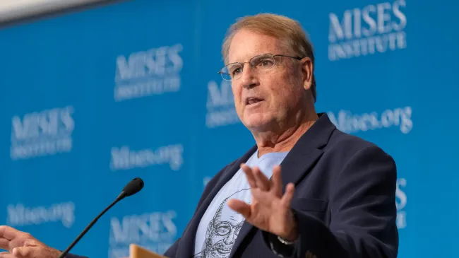 Tom DiLorenzo at Mises University 2024
